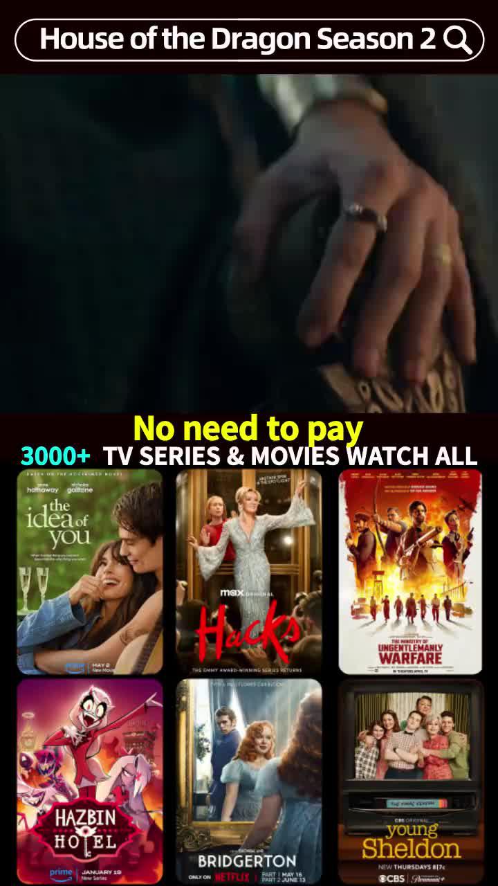 Free movies and TV series to watch！