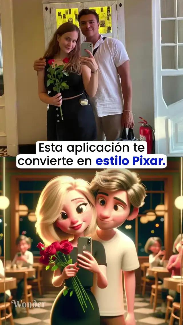 Transforma tus fotos en arte Pixar con Wonder AI