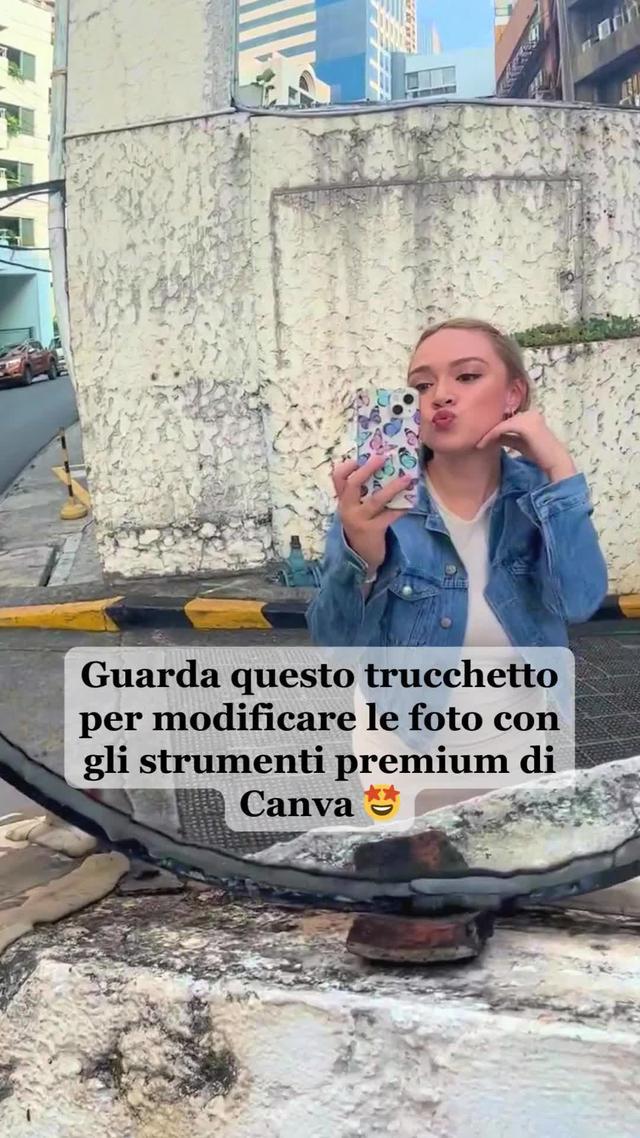 Ottieni di più con Ritocco magico. Aggiungi un suggerimento, Canva penserà al resto.