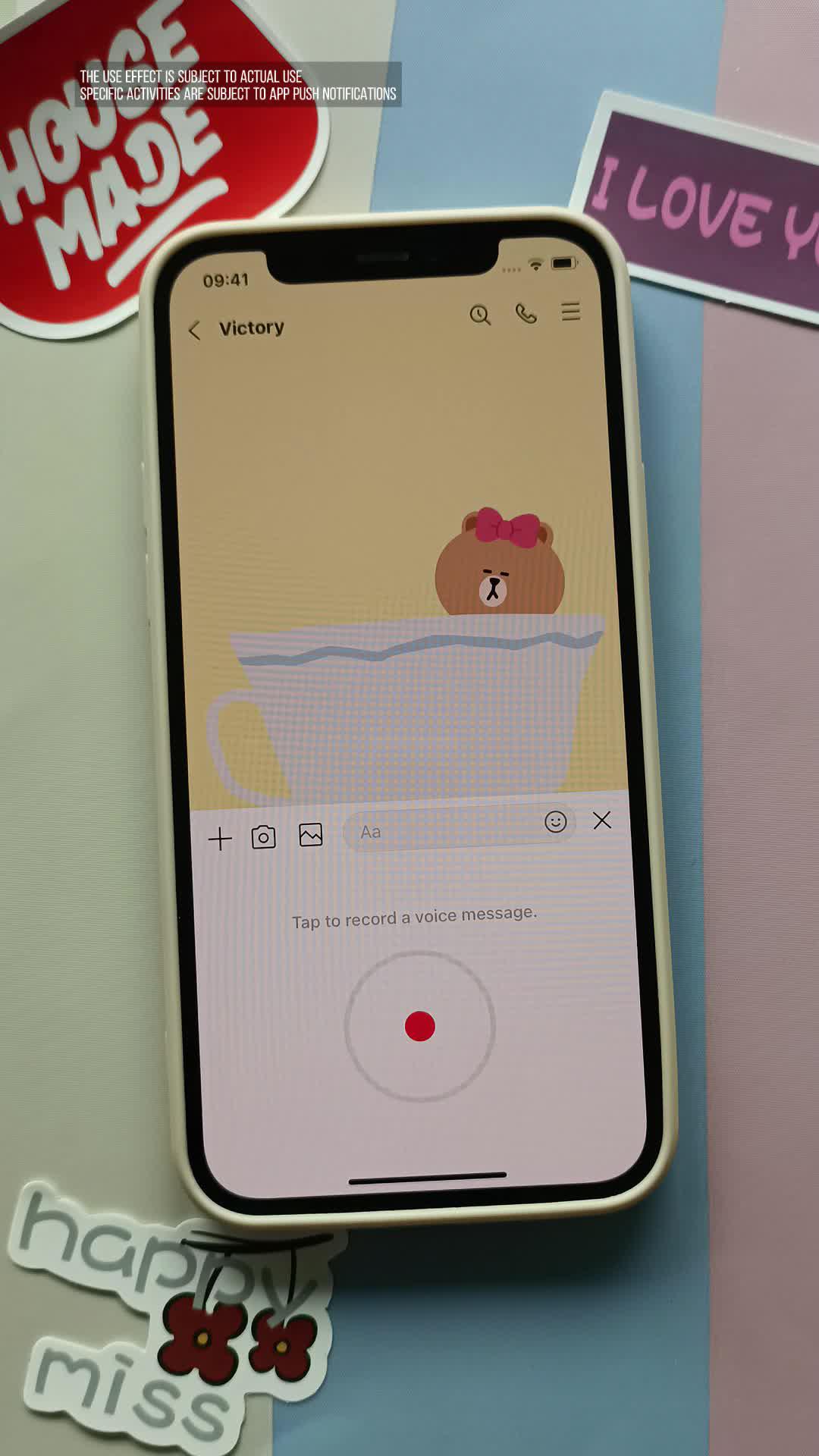 You can change the voice with one click.