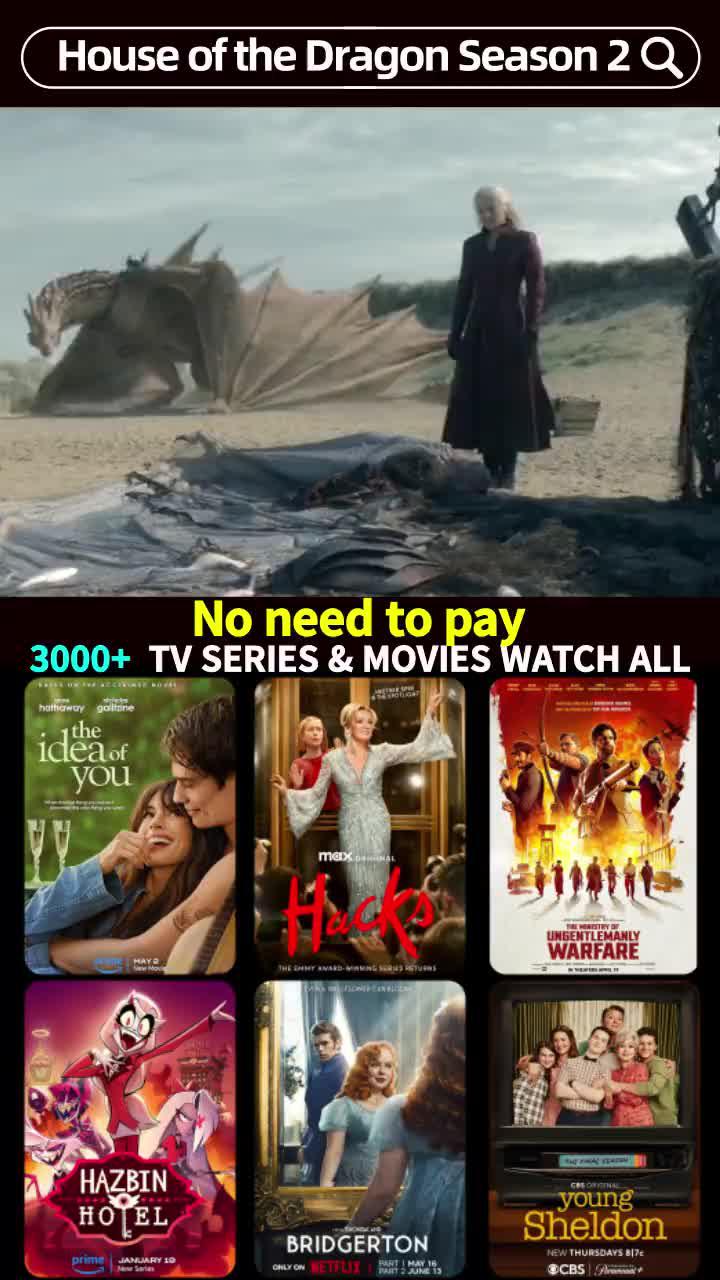 Free movies and TV series to watch！