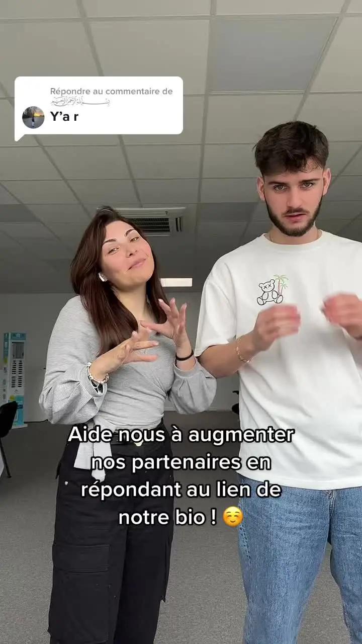 Réponse à @﷽ #aide #partenaire 