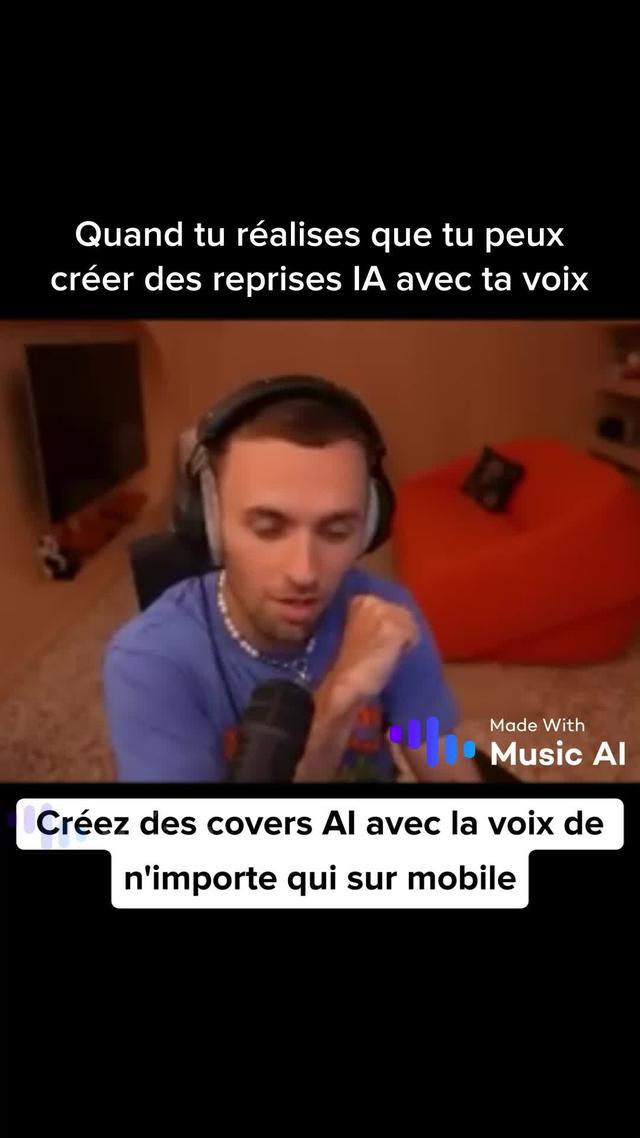 Créez des reprises AI avec votre propre voix sur mobile.