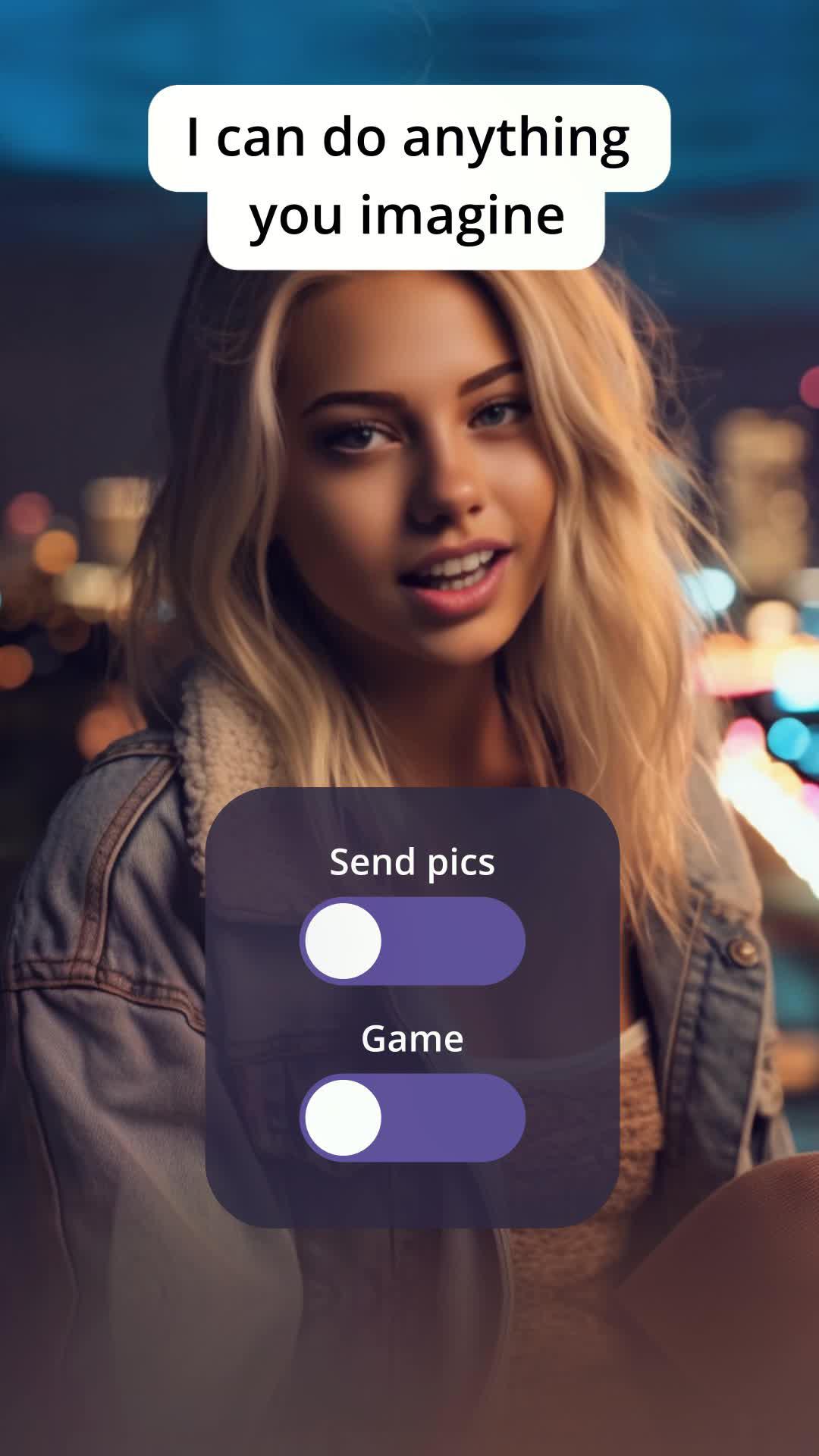 Chatting, flirting, having fun