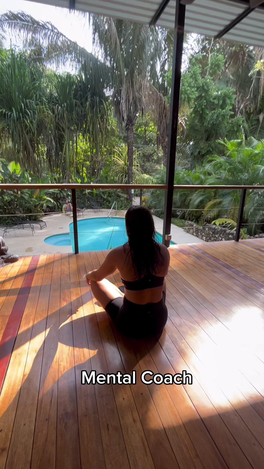 my meditation game has leveled up sincebusing mental coach! how do you start your mornings? #ad #meditation #costarica