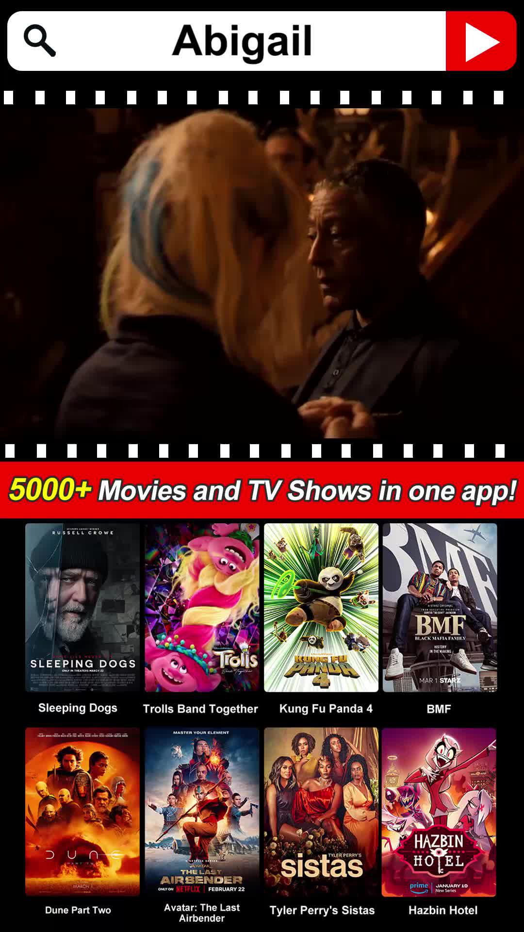 Download for free this powerful movie app