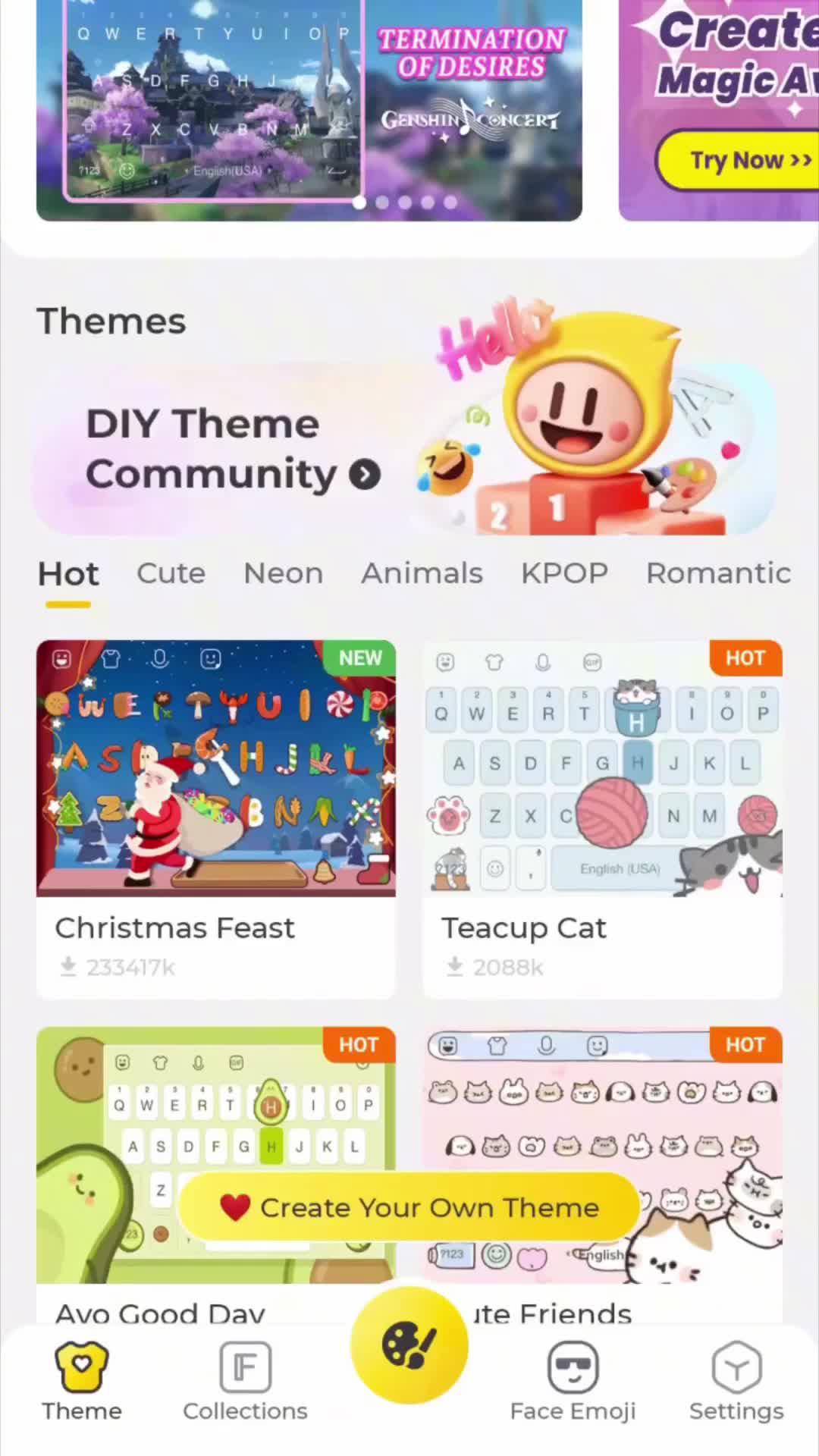 DIY keyboard APP-Facemoji