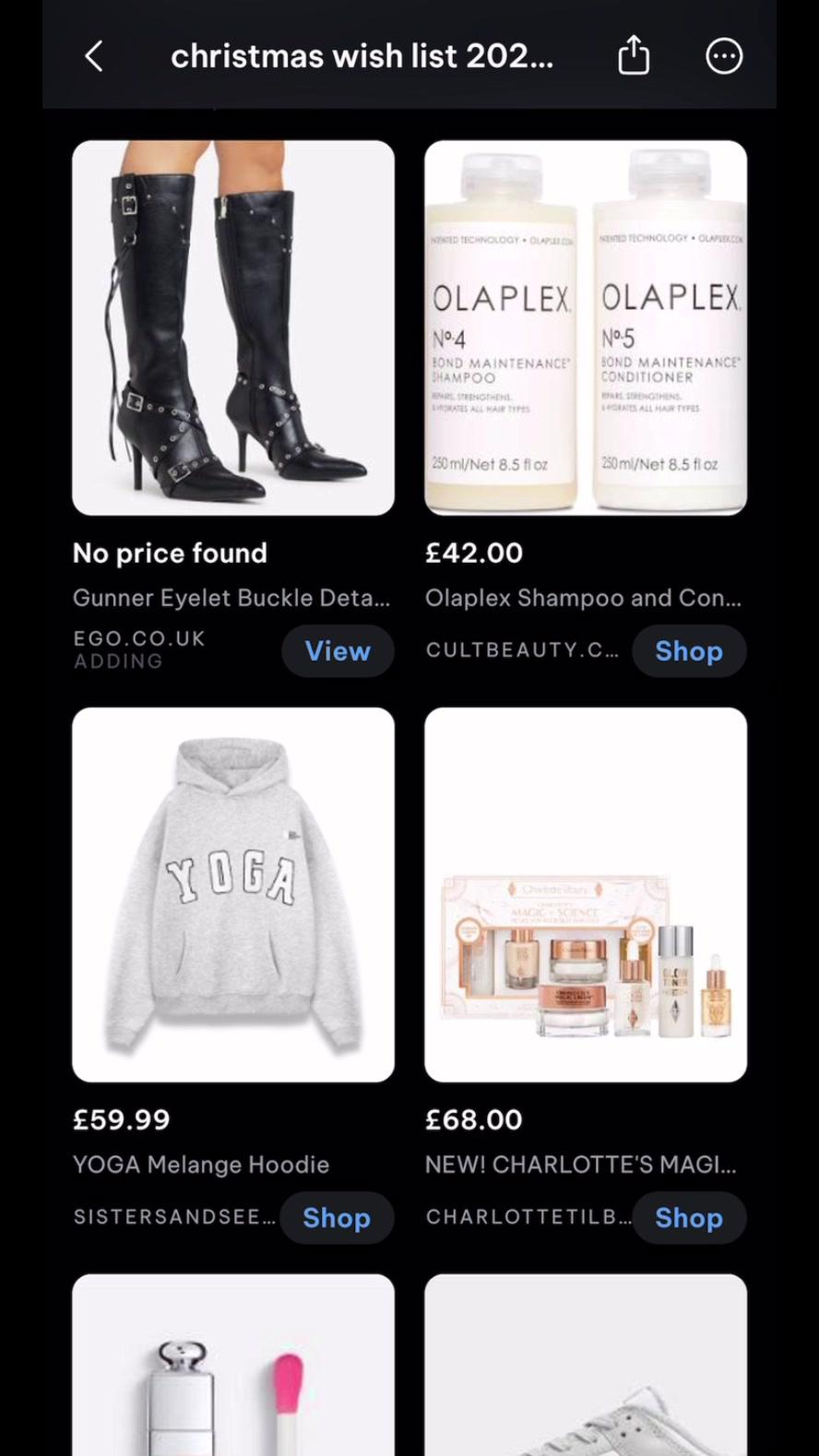 #ad how I make my christmas wishlist with @Basket | Shopping & Saving App ✨🎄#shoppingaddict #fyp #shoppinghacks #basket #basketapp #onlineshoppinghacks #onlineshoppingtips #wishlist #christmaswishlist