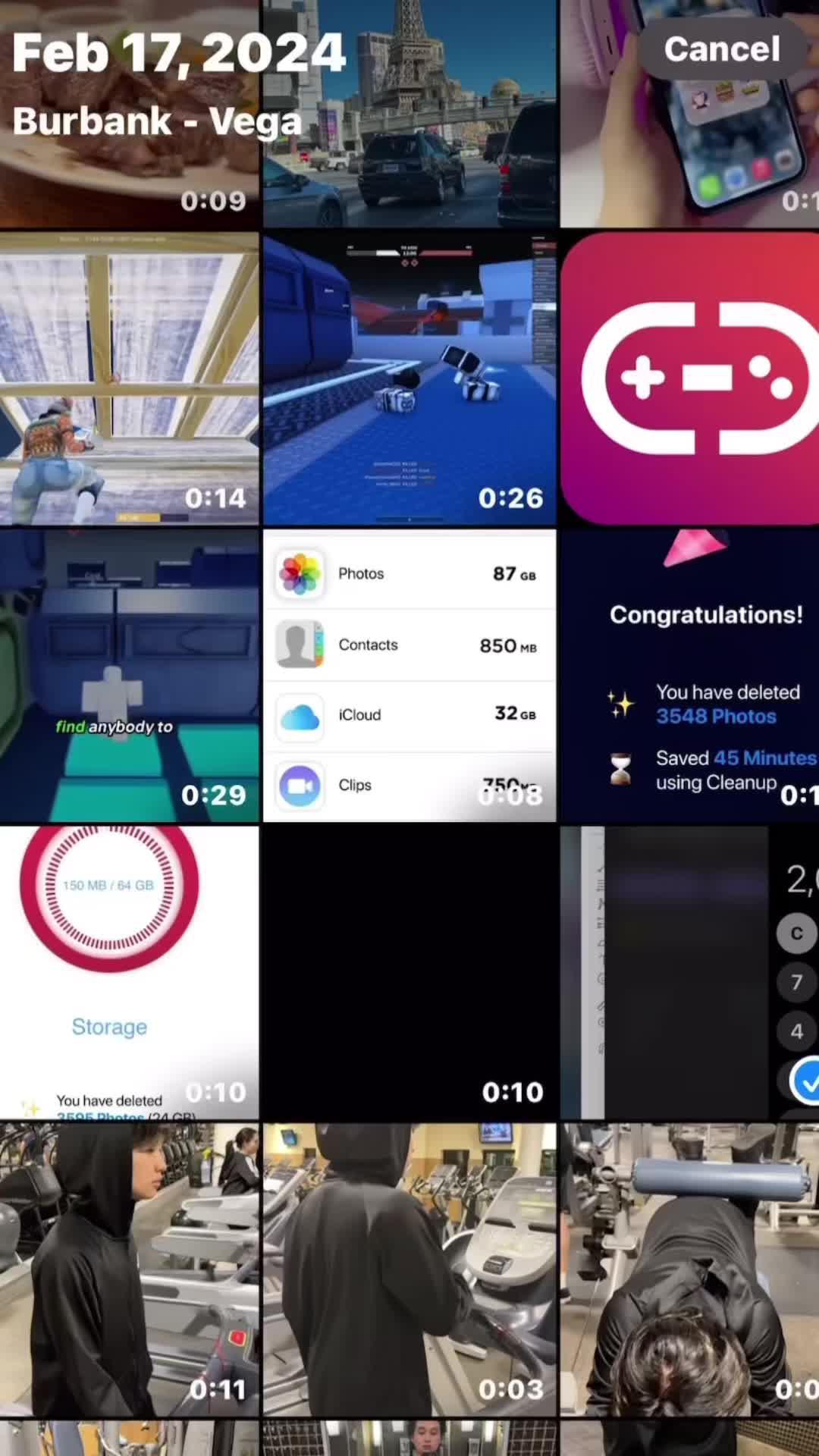 Free up iphone storage in seconds with Cleanup