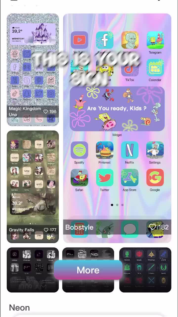 One Tap Changes Your Icon！