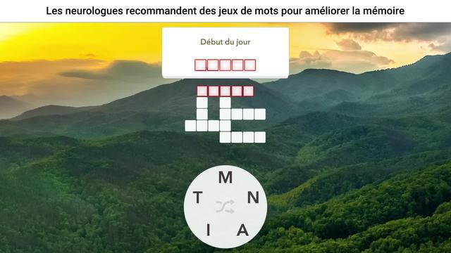 Jeu puzzle de mots gratuit