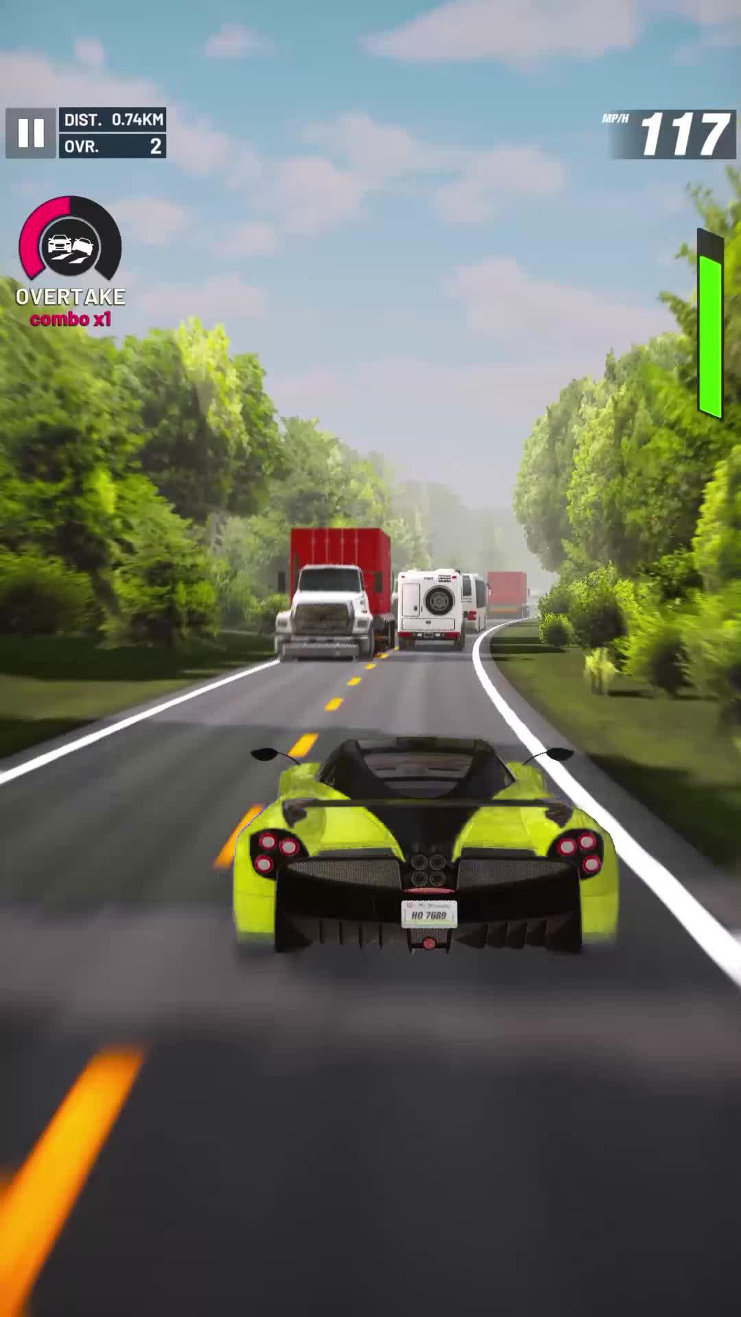 Nothing is better than overtake in the highway!