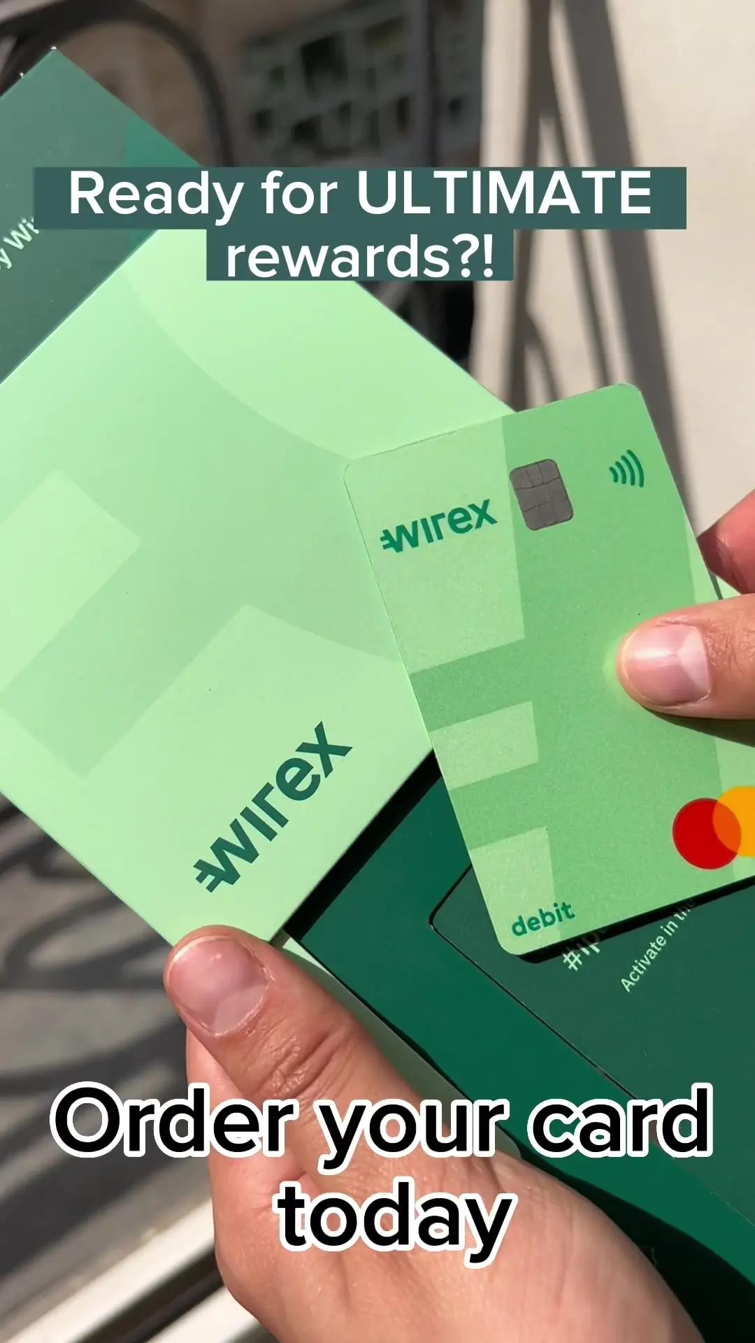 Get a card thats destined for you 🤩 #Wirex #fintok #cashback #businesstiktok #payments #financialfreedom 
