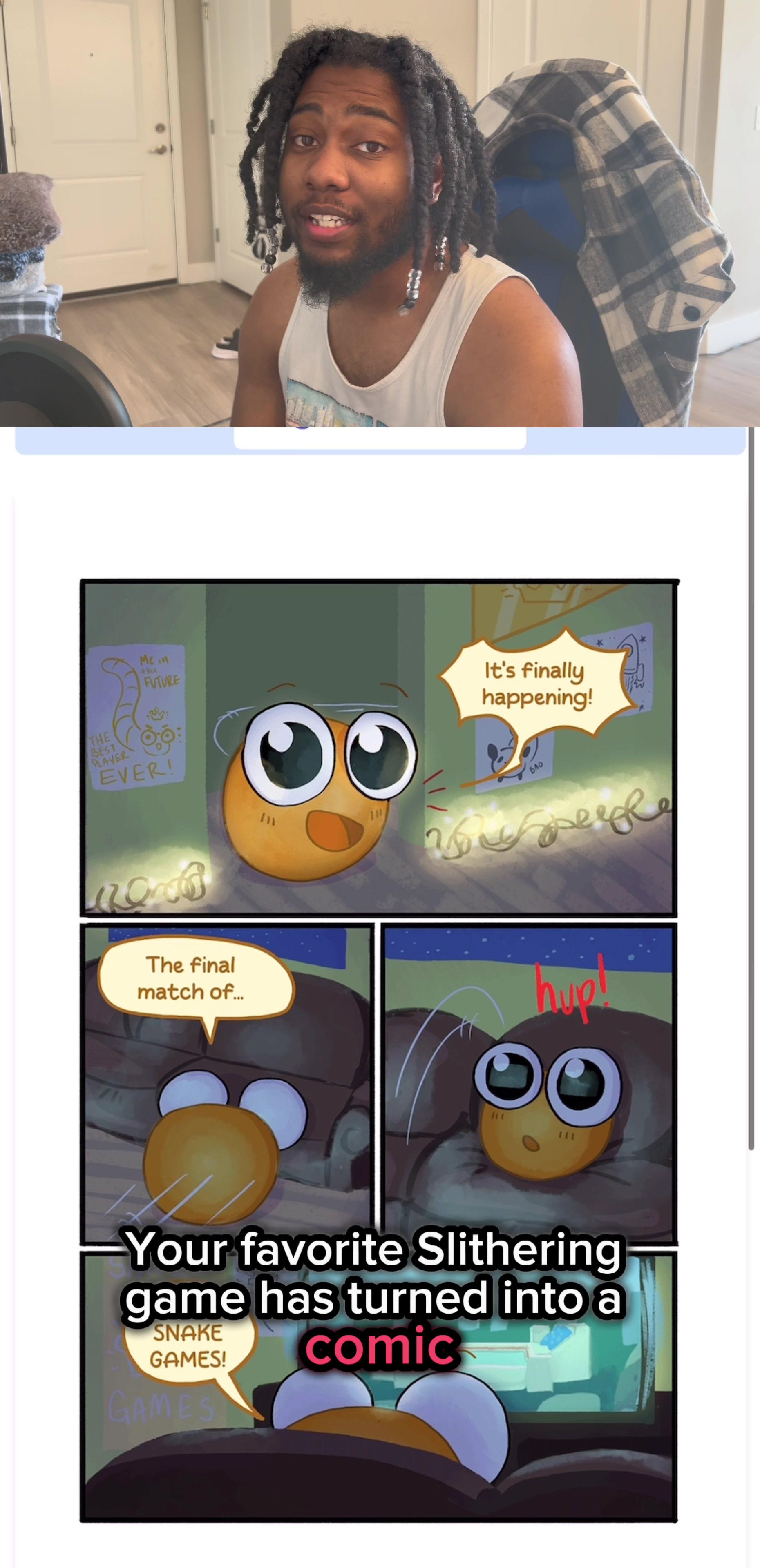 Snake.io has came out with a comic!!! #SnakeroThelnvitation|#shakelo #snakeiocomics