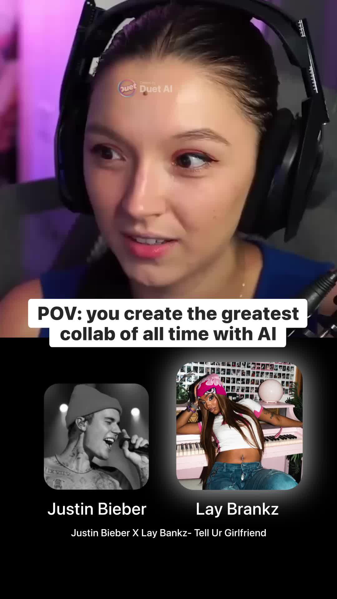 Create Ai Duets with your favortie artists now!