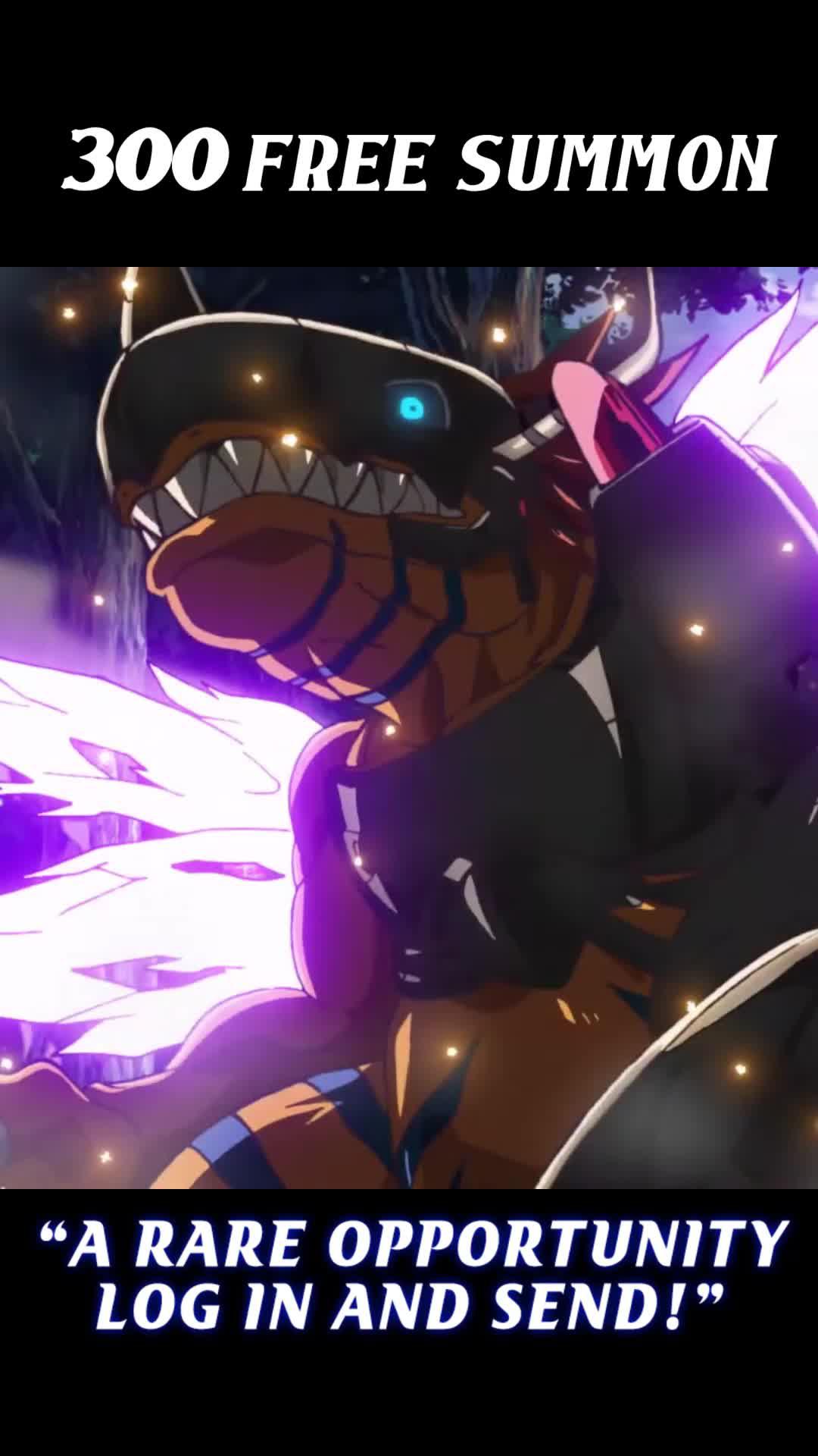 Free 7 days gift code digimon888