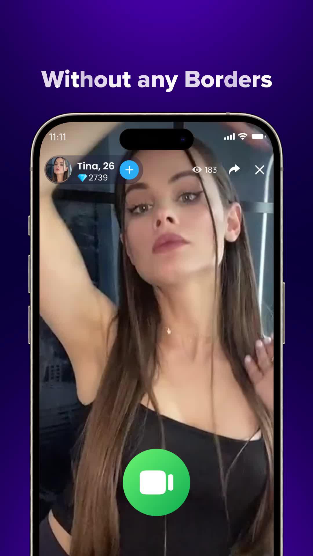 Watch endless live videos! Find new friends!