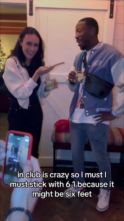 Josh the king of standing on his tip toes….6’1 -> 6’4