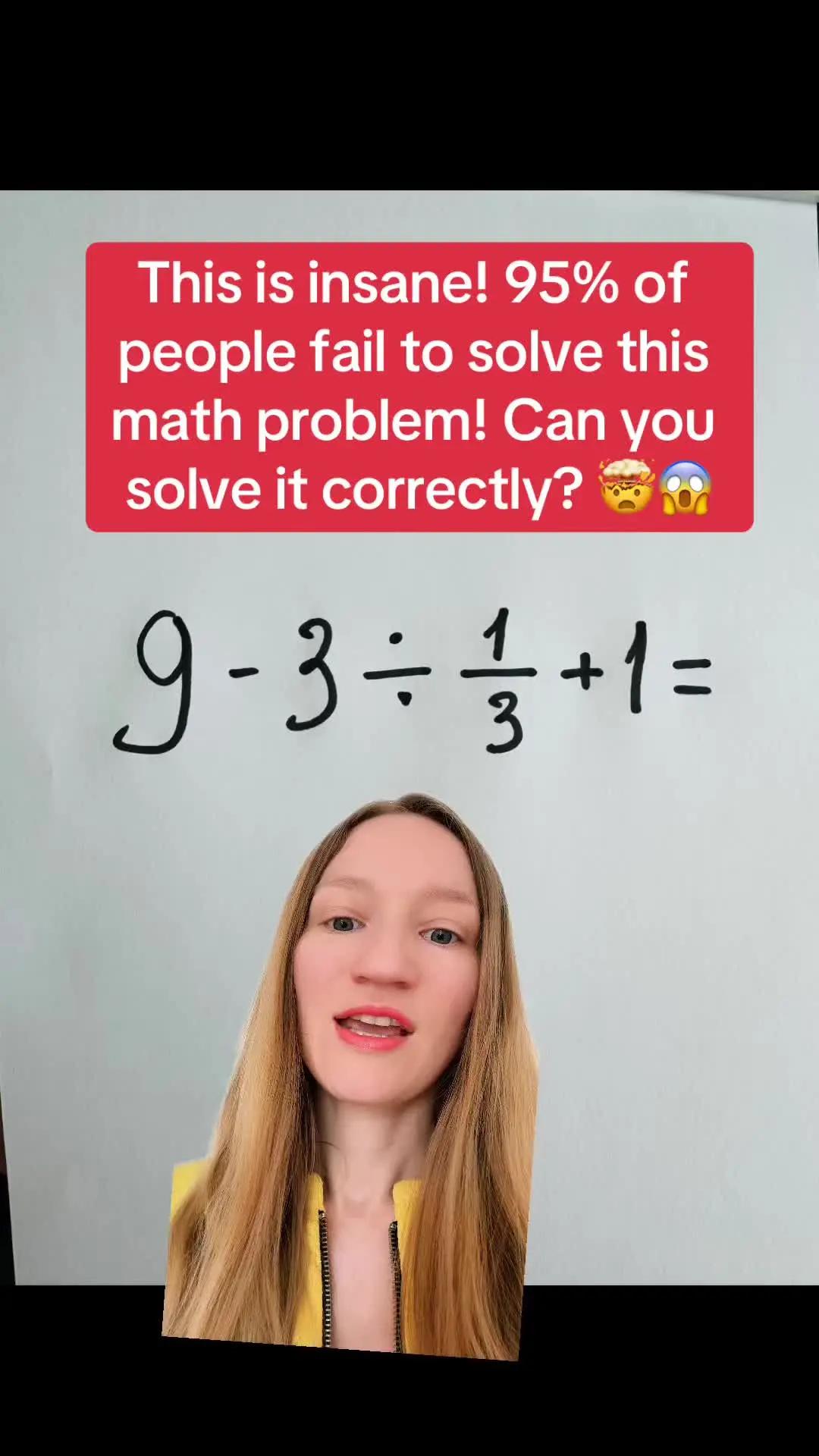 This is insane! 95% of people fail to solve this math problem! Can you solve it correctly? 🤯😱 #ai #artificialintelligence #aitool #aitools #math #homework #mathematics #mathematic #tutor #solution  #studdy #studdyai