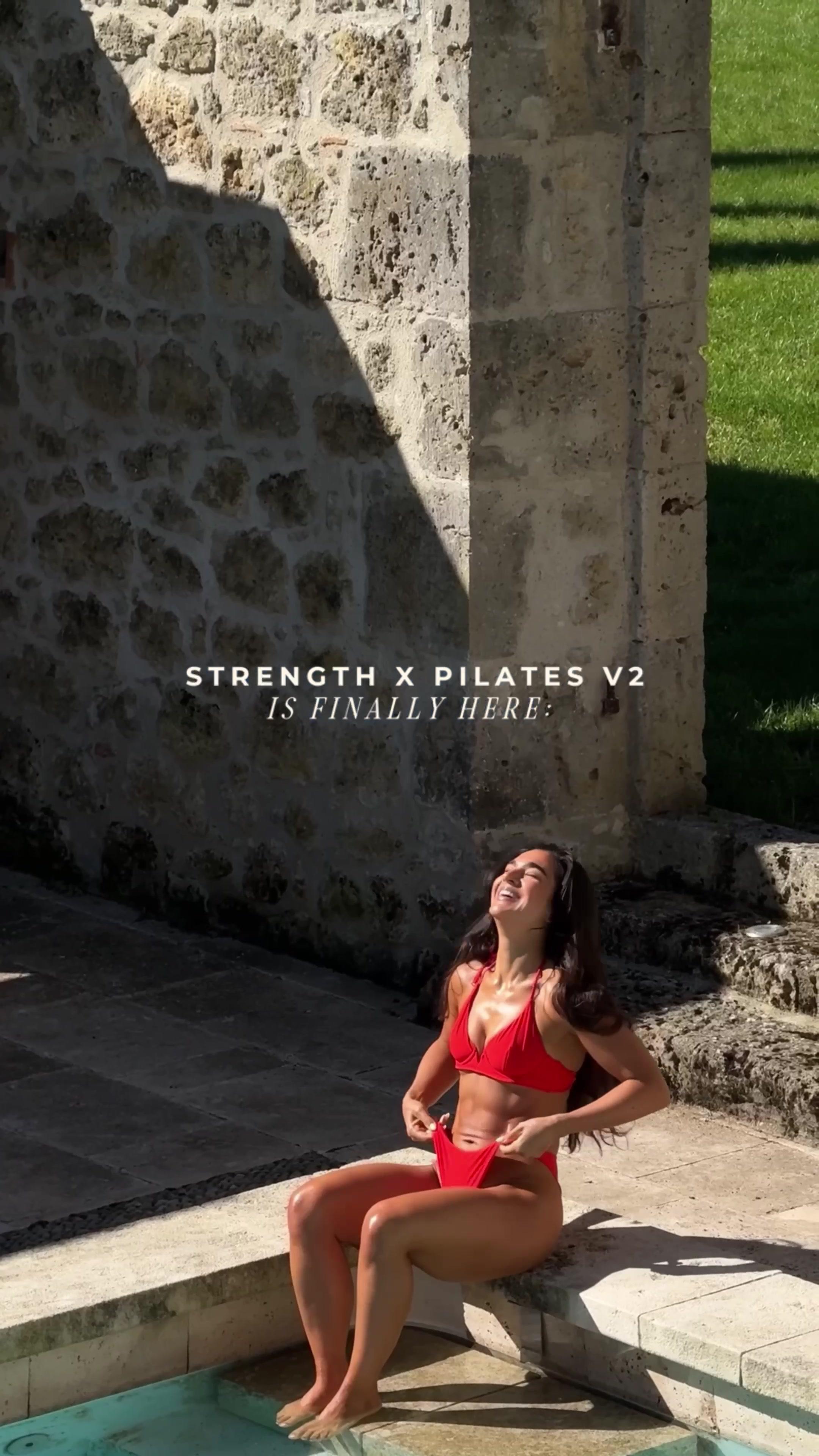 We’re back with Strength x Pilates V2, 8 weeks, gym or home, this is the summer challenge that will leave you feeling strong & sexy!  #coreworkout #summerchallenge #bodygoals #pilatesworkout #pilatescore #strengthtraining #strengthworkout #running #hybridworkouts