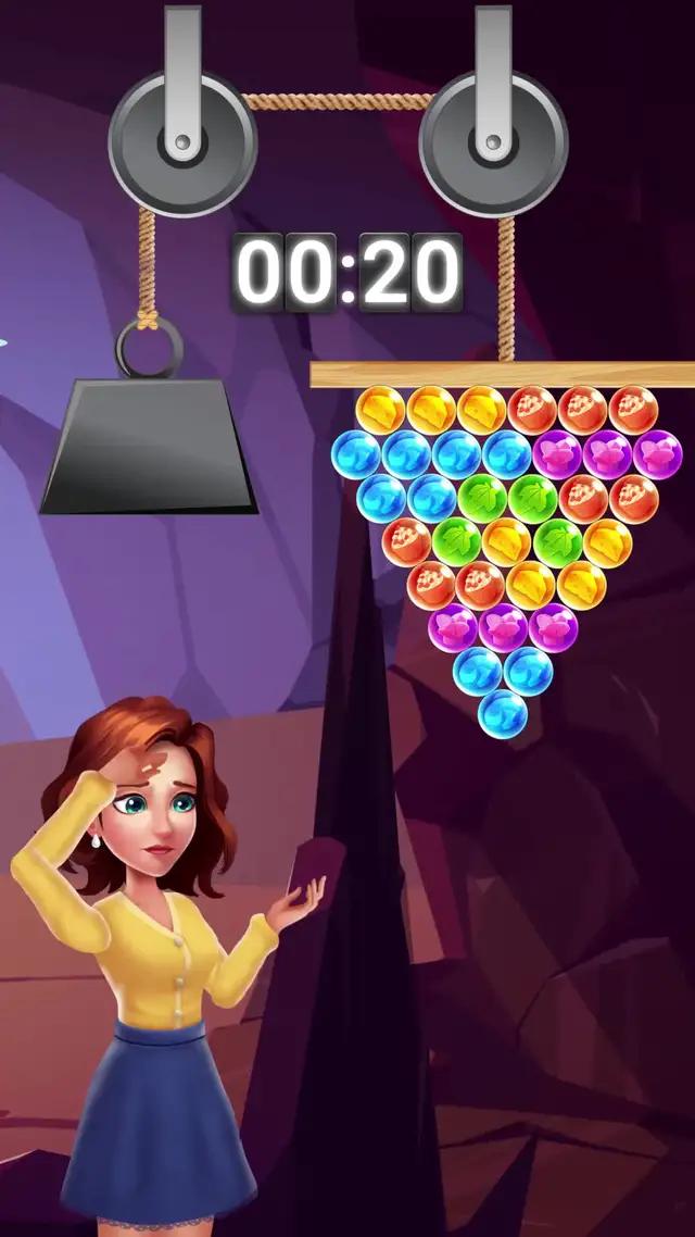 Clear all bubbles. Discover magic bubbles.