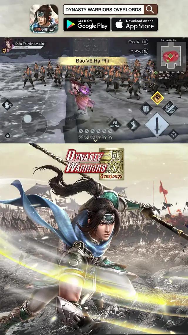 Huyền thoại Dynasty Warriors: Overlords trở lại cùng nhiều tướng SSR! Đăng nhập nhận ngay hôm nay‼