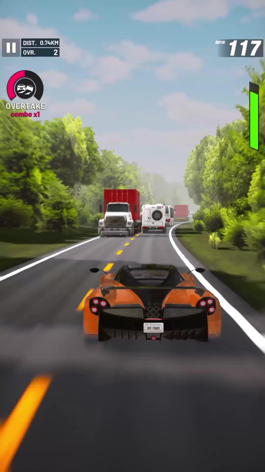 Nothing is better than overtake in the highway!