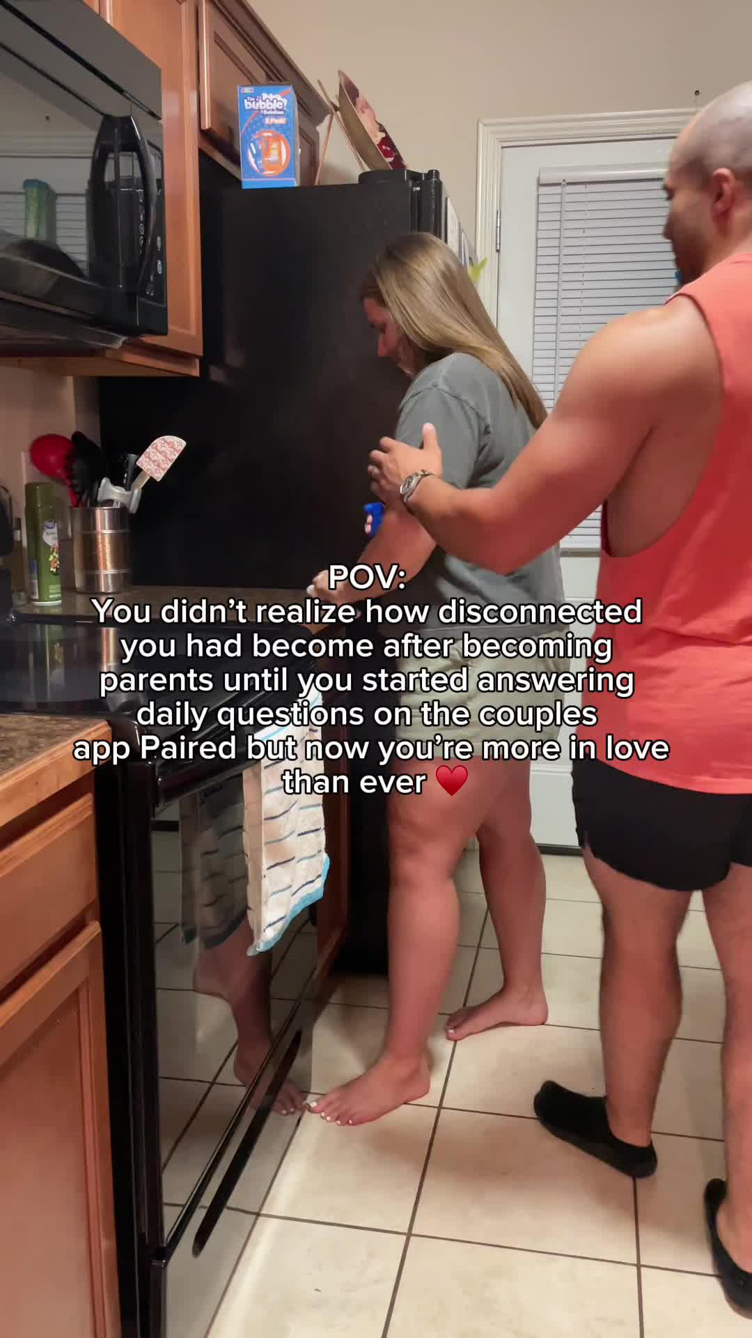 I need to thank the couples app Paired that helped me get through this.