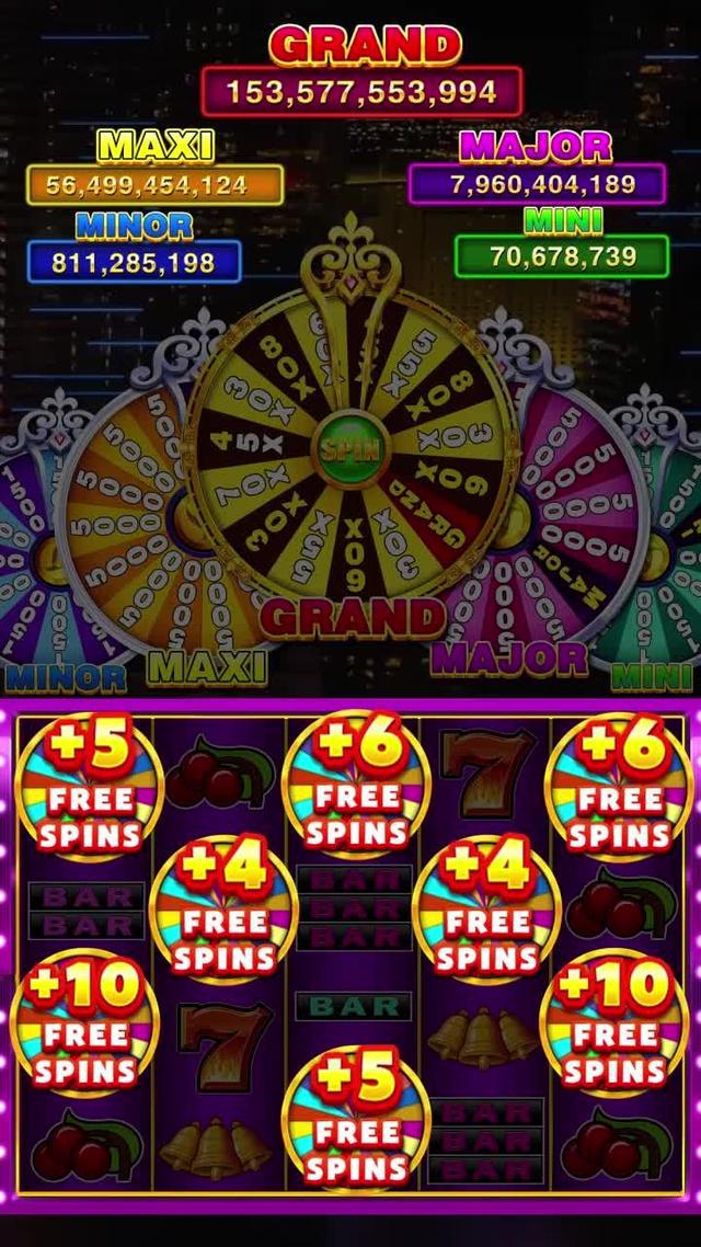 Slot machine fun Vegas style.