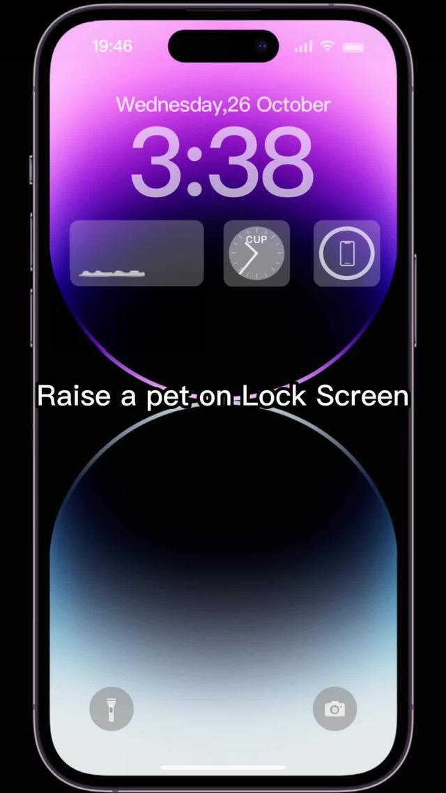 Raise a pet on lock screen!