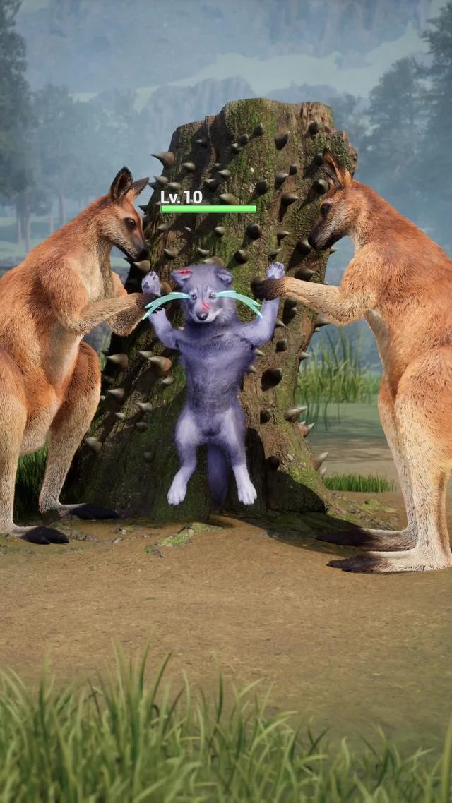 Try to survive and become stronger in the wild!