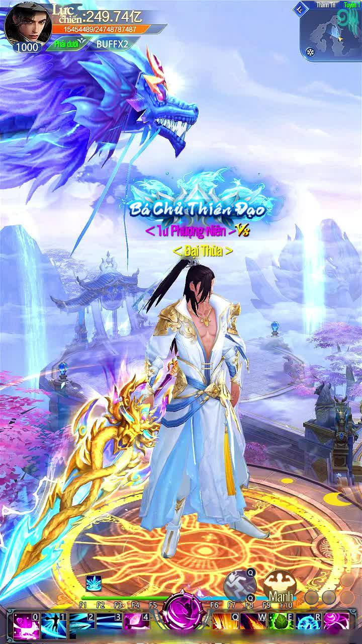 Vào game tặng ngay 1000 lần rút! Tự động treo máy nâng bậc, Thần Trang rơi đầy đất, quá đã!