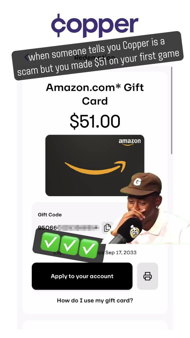 Copper is the best way to earn free gift cards on your phone!