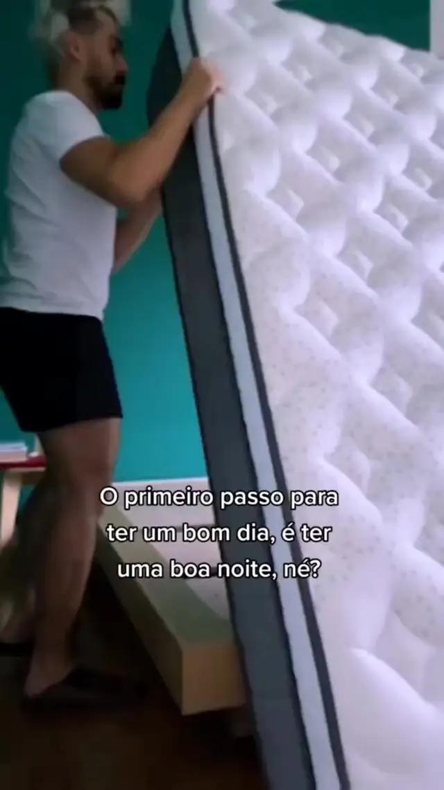 Colchão Casal Premium Mola Ensacada Com Espuma D33 E Viscoelástica Nasa 138x188x32cm - Bf