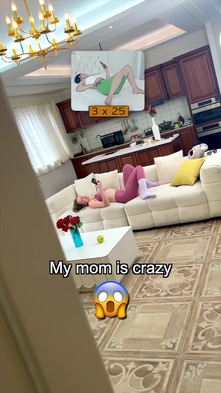 Lazy girl workout! Workout at home at any time, without equipment.