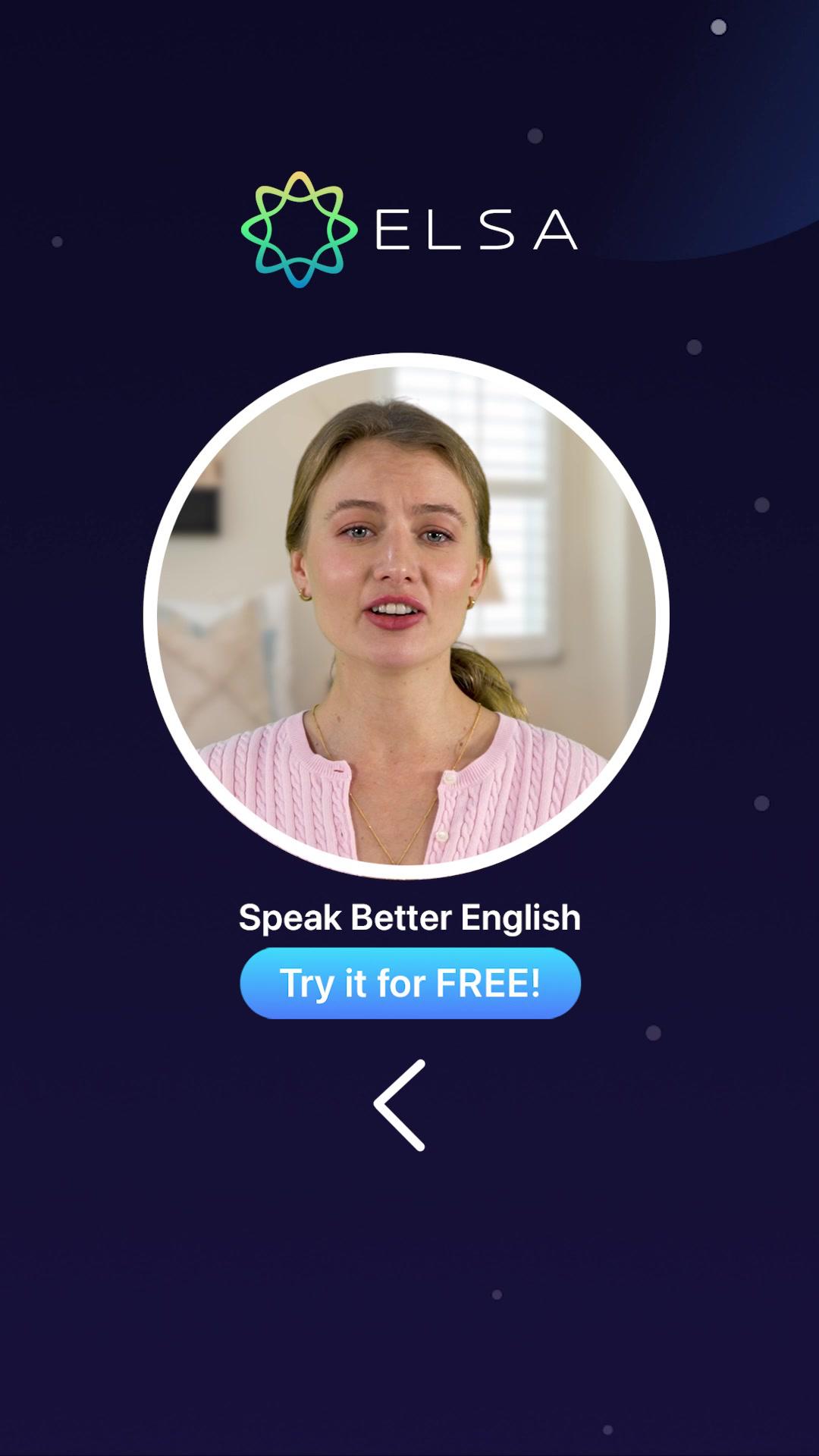 Try ELSA for FREE