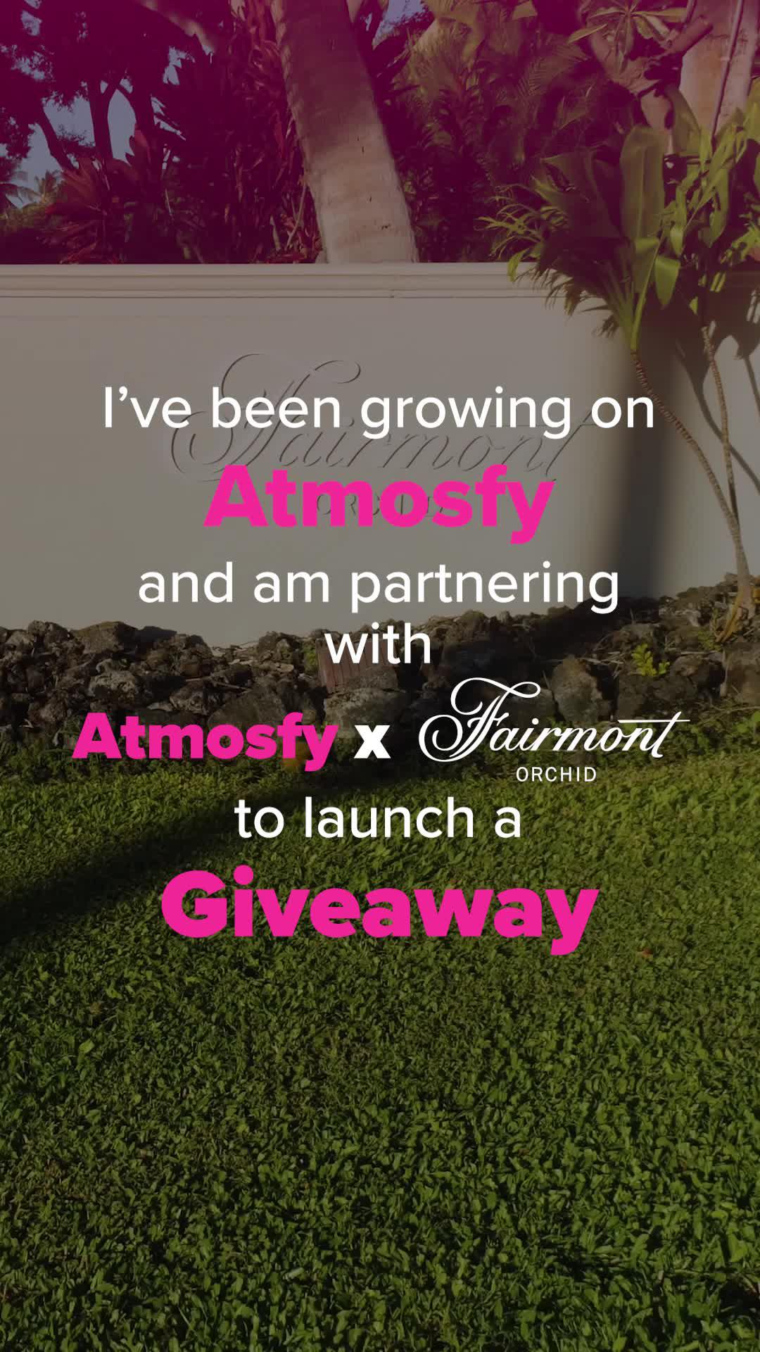 🌺ALOHA! I've teamed up with @Atmosfy and Fairmount Orchid to launch a #giveaway ! For your chance to win an ALL EXPENSE PAID (4 nights stay, roundtrip airfare for 2, AND spending money), all you gotta do is download Atmosfy and start referring your friends using your referral link! The more you refer, the bigger your chance! Earn your FIRST TICKET by clicking the link in my bio! Hope to see you in Hawai'i~ #AtmosfyAdventure #HawaiiGetaway #Hawaii #Atmosfy #fyp #fypシ #fypage  @Atmosfy