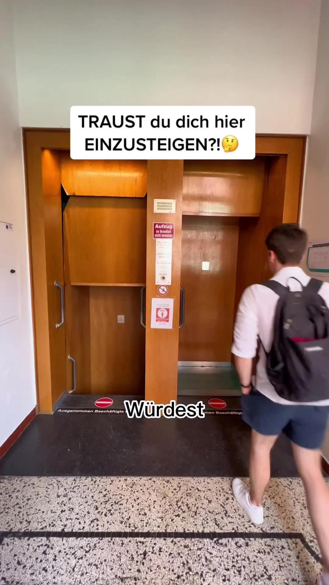 Würdest du dich trauen hier einzusteigen?!🤔🙌 📍Jetzt selber erleben mit Explo! (Link in Bio)🧭🗺️ 👆Folgt uns @explo.app für mehr!🙌 #deutschland #paternoster #fahrstuhl #deutschlandentdecken #deutschlandkarte #ausflug #ausflugsziel 