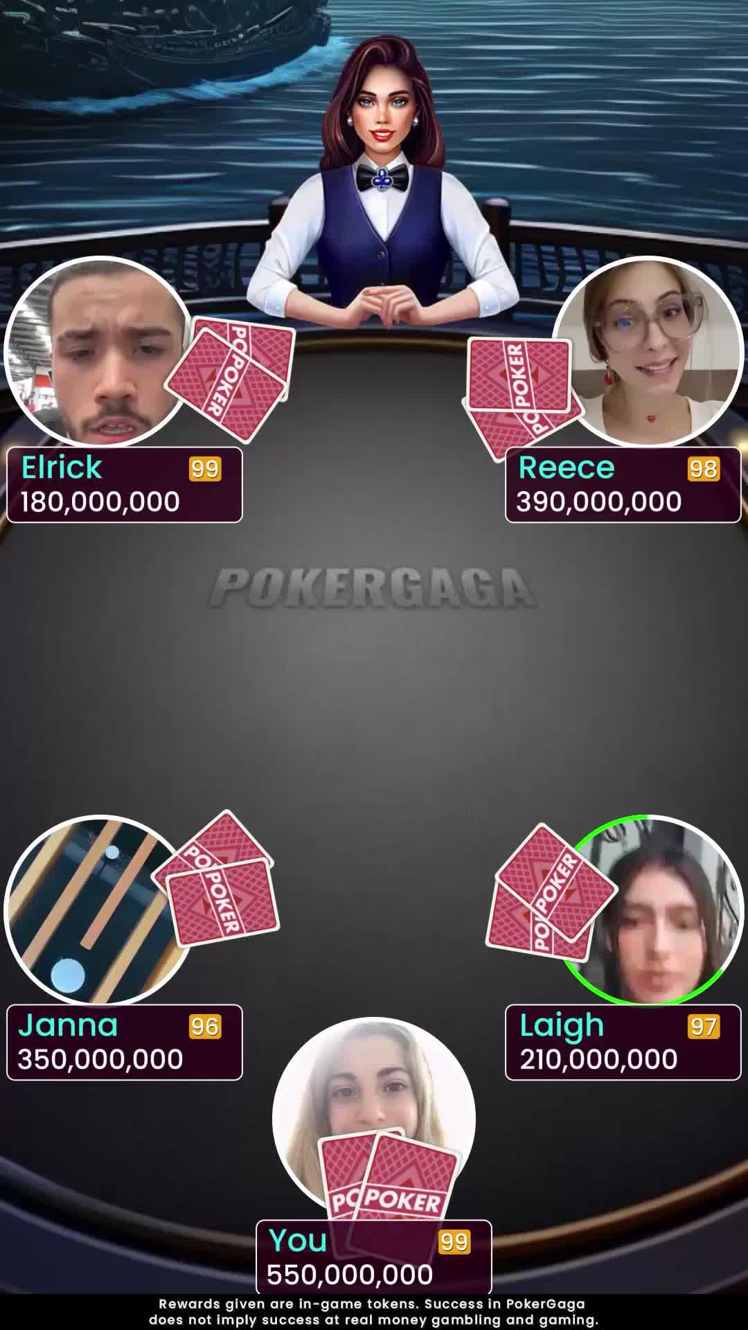 Play LIVE POKER with Friends