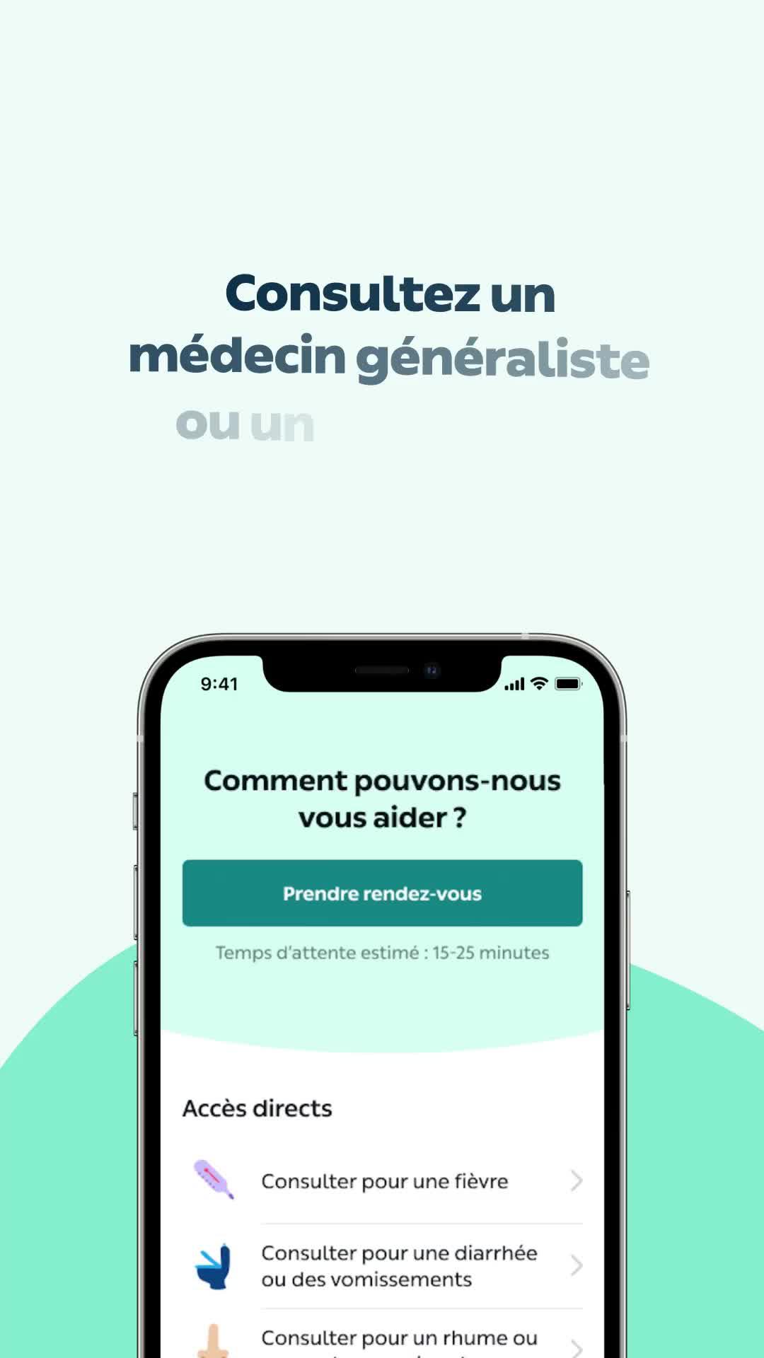 Téléconsultation de 6h à 00h
