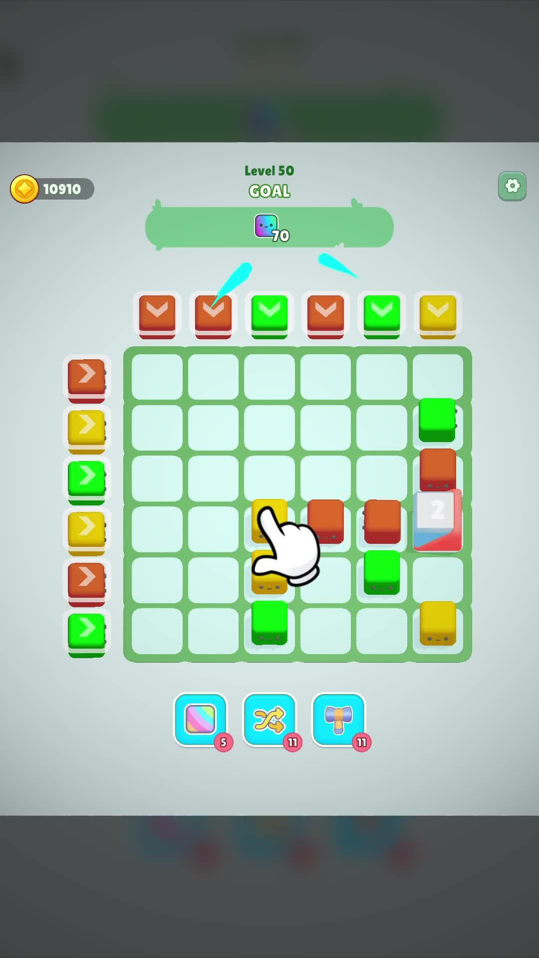 Send cubes, match, and win!