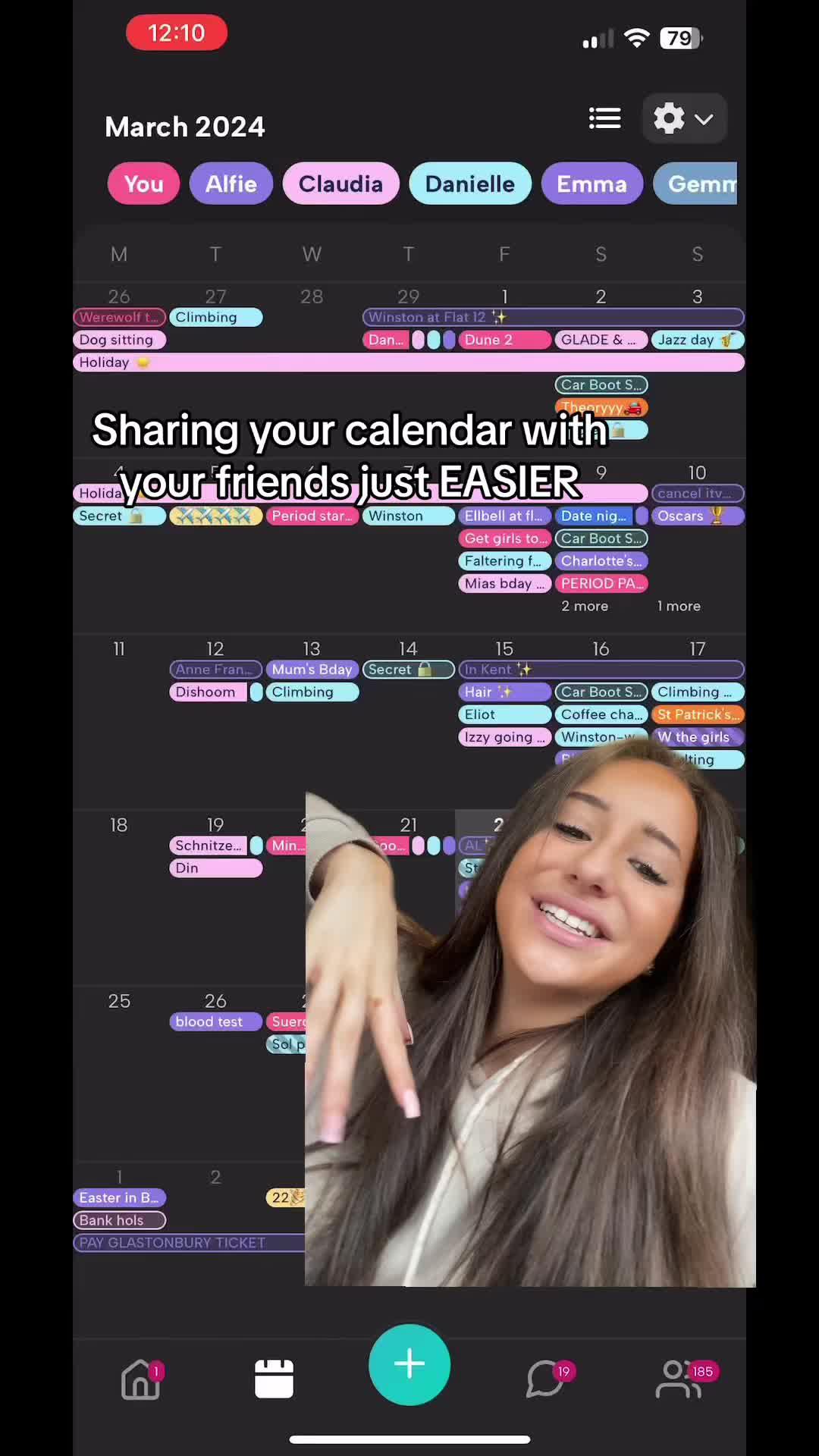 Sharing your calendar is now as easy as I am after 3 voddy crans 👹🫶 #sharedcalendarapp #howboutapp #turorial #sharingcalendars #friends #howboutapptutorial