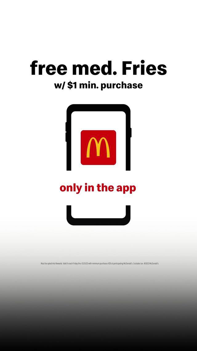 the new days of the week: before free Fries friday & after