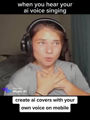 Create song covers using your voice on a mobile phone