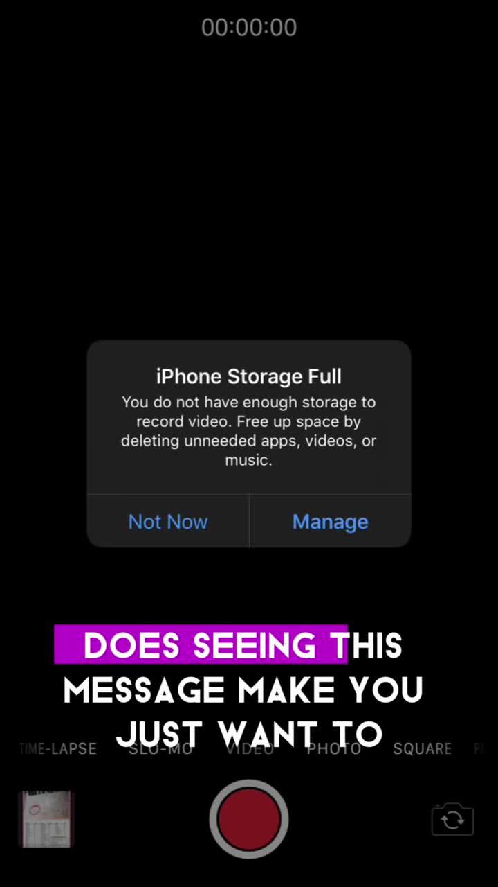 Free up iPhone storage in seconds with Cleanup!