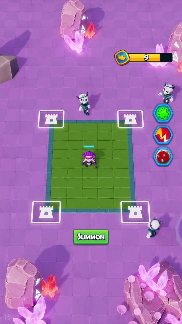 Merge heroes to unlock new abilities & attacks or increase their stats for one-shot kills!