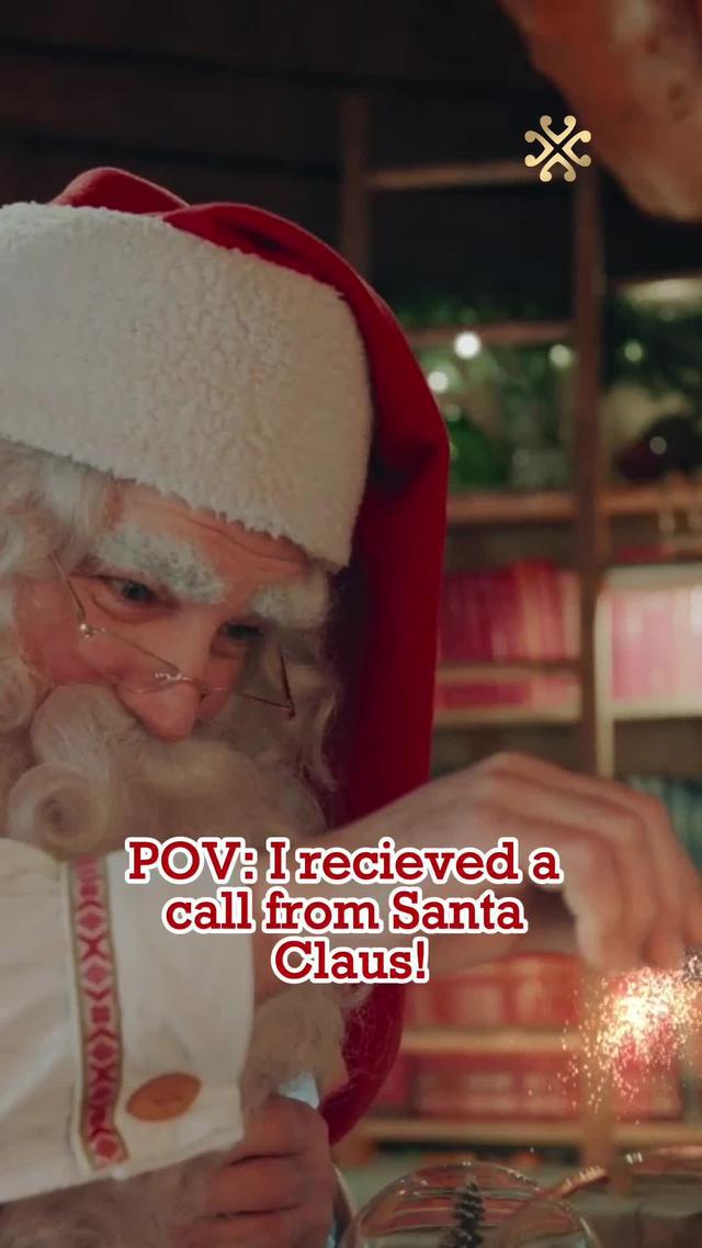 Surprise your family with a special Christmas message from Santa! Download Santa's app today.