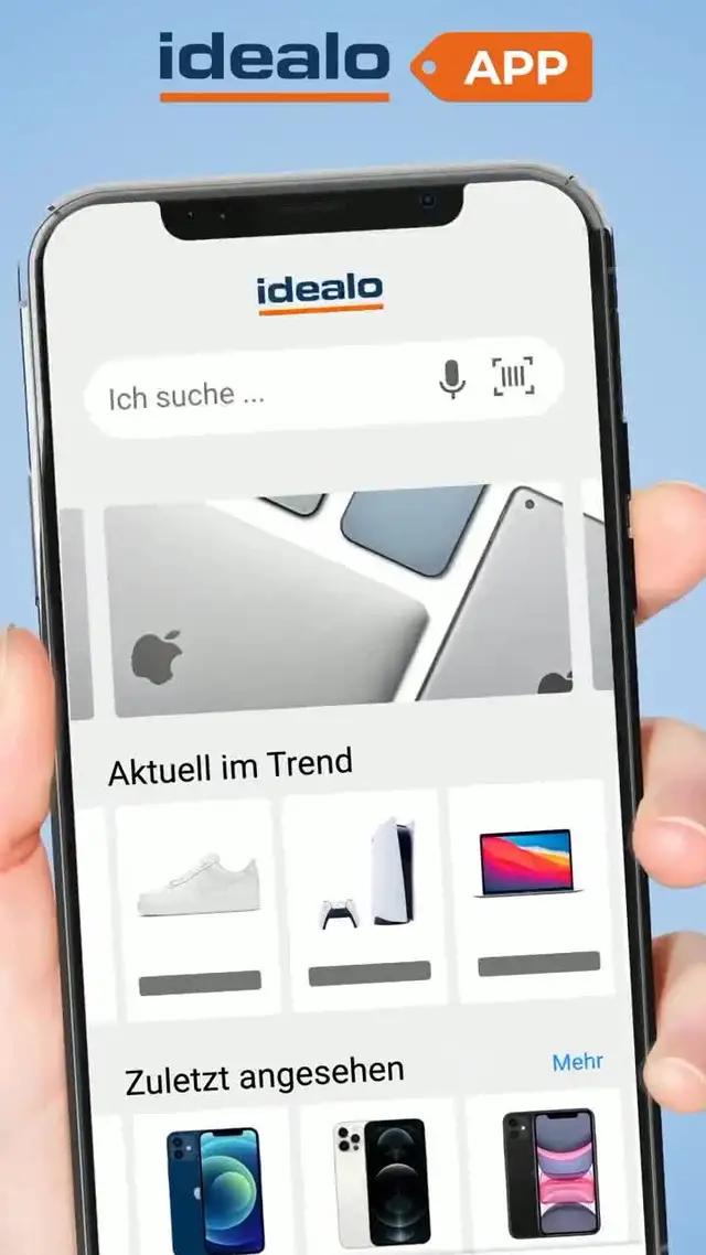 Die besten Angebote aus über 50.000 Shops in Deiner Hand mit der idealo App!