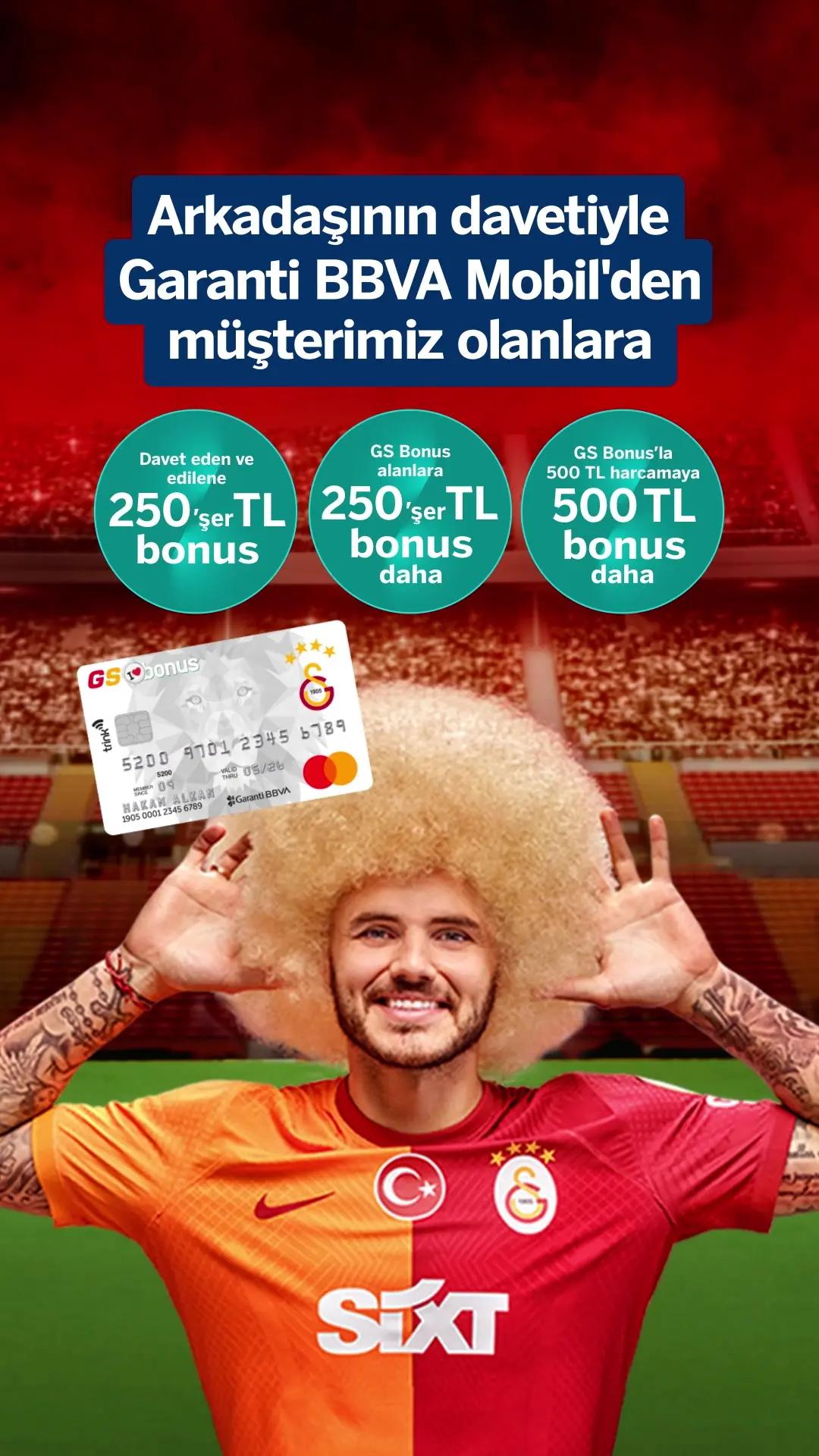 Arkadaşının davetiyle Mobil’den müşterimiz olanlara ve GS Bonus alanlara 1.000 TL’ye varan bonus! Fırsatı kaçırmayın.