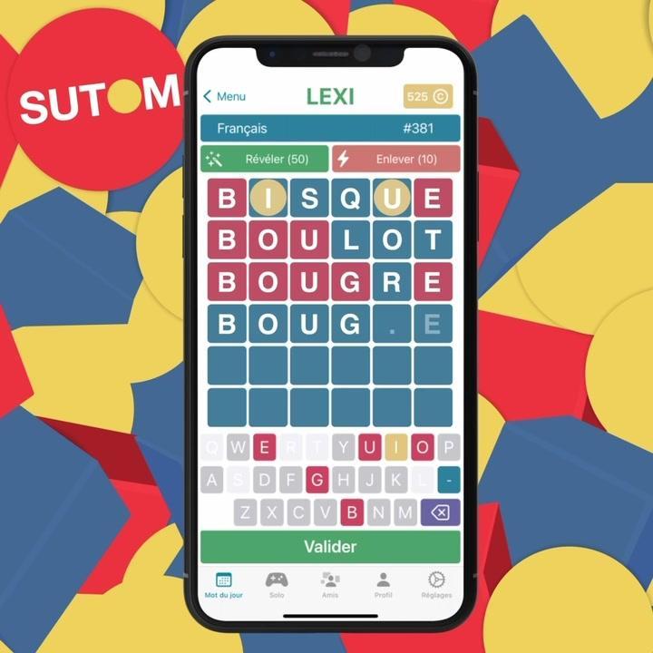 Sutom by Lexi 🔥 Le Wordle Français enfin disponible sur mobile ! Viens tenter le mot du jour, mais motus ! 🤫 #sutom #motus #tusmo #wordpuzzle #wordle #devinelemot #challengetespotes 